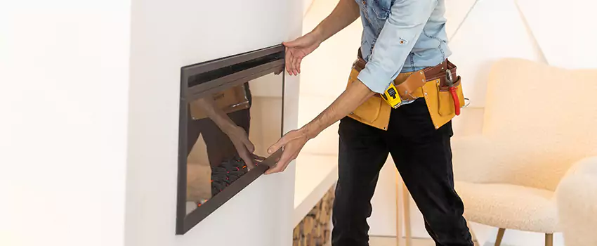 Metal Fireplace Installation in Oakton, Virginia