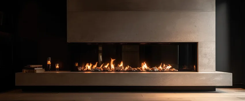 Gas Fireplace Ember Bed Design Services in Oakton, Virginia