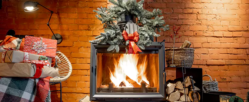 Travis Industries Linear Gas Fireplace Installation in Oakton, Virginia