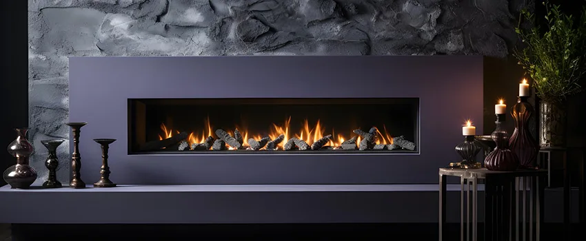 Ember Bed for Ventless Gas Fireplace in Oakton, VA