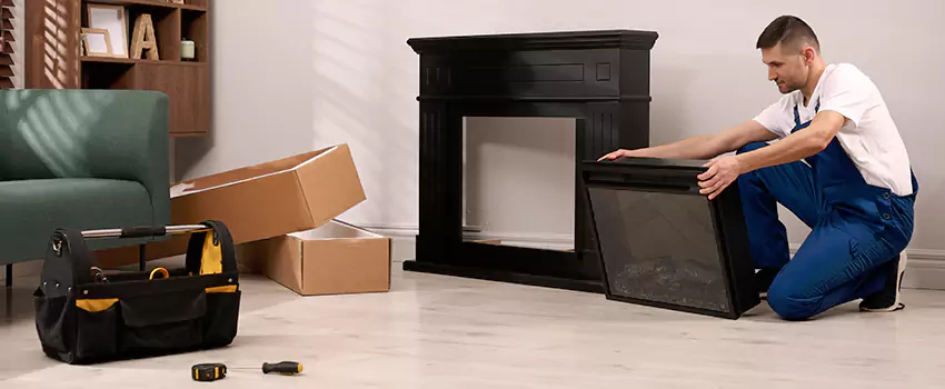 Old Rusted Metal Fireplace Repair And Replacement in Oakton, VA
